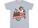 Elf - Maglietta "Figlio Di Uno Schiaccianoci"" Da Uomo BI23441 (Xxl) (Grigio)"