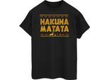 Disney - Maglietta "Il Re Leone Hakuna Matata"" Da Donna BI51868 (5XL) (Nero)"