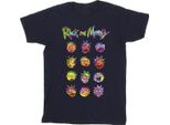 Rick And Morty - Maglietta Da Uomo BI51781 (3XL) (Blu Navy)
