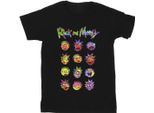 Rick And Morty - Maglietta Da Uomo BI51781 (L) (Nero)