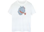 Disney - Maglietta "Orecchie A Sventola"" Da Donna BI51833 (Xl) (Bianco)"