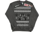 Star Wars - Felpa Da Uomo BI3258 (L) (Charcoal)