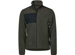 Tee Jays - Giacca In Pile "Mountain"" Da Uomo PC5644 (3XL) (Verde Scuro/Nero)"