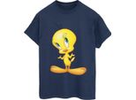 Looney Tunes - Maglietta Da Donna BI33140 (3XL) (Blu Navy)