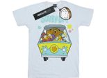 Scooby Doo - Maglietta "Mystery Machine"" Per Ragazzi BI33394 (104) (Bianco)"