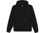 Dickies - Felpa Con Cappuccio A Zip Intera Da Uomo FS10195 (L) (Nero)