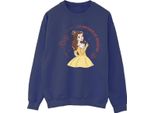 Disney - Felpa "La Bella E La Bestia"" Per Donne BI10444 (L) (Marineblau)"