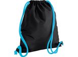 Bagbase - Borsa Da Ginnastica "Icon"" PC5456 (Taglia Unica) (Nero/Blu Marino)"