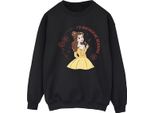Disney - Felpa "La Bella E La Bestia"" Per Donna BI10444 (M) (Schwarz)"