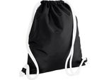 Bagbase - Borsa Da Ginnastica "Icon"" PC5456 (Taglia Unica) (Nero/Bianco)"