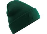 Beechfield - Berretto "Original"" Con Polsini Per Uomo/Donna Unisex PC5619 (Taglia Unica) (Verde Bottiglia)"