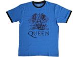 Queen - Maglietta Logo Per Uomo/Donna Unisex RO9856 (Xxl) (Blu)