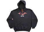 Batman - Felpa Con Cappuccio Con Logo Per Uomo/Donna Unisex RO9928 (L) (Nero)
