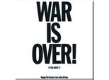 John Lennon - Magnete Da Frigo "La Guerra è Finita"" RO10018 (Taglia Unica) (Bianco/Nero)"