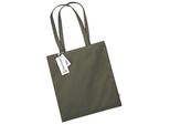 Westford Mill - Borsa "Earthaware Organic Bag For Life"" RW9148 (Taglia Unica) (Verde Oliva)"