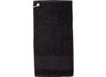 Towel City - Asciugamano Da Golf, Cotone RW9375 (Taglia Unica) (Nero)