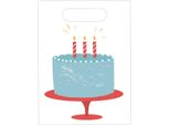 Procos - Sacchetti Per Torte Di Compleanno Da 6 Pezzi SG28438 (Taglia Unica) (Bianco/Blu/Rosso)