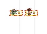 Toy Story - Cannuccia Per Bere, Confezione Da 4 Pezzi SG29673 (Taglia Unica) (Bianco/Giallo/Rosso)