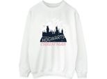 Harry Potter - Felpa "Hogwarts"" Da Donna BI21450 (Xxl) (Bianco)"