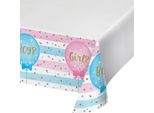 Creative Converting - Con Bordo - Tovaglia Per Feste, Plastica SG29272 (Taglia Unica) (Colorato)