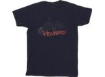 Harry Potter - Maglietta "Hogwarts"" Per Ragazze BI21823 (152-158) (Blu Navy)"