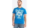 Maglietta Herren Normale Passform Tiger Power Royal Blue/White Xxl Benlee