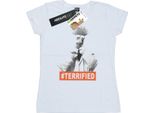 Disney - Maglietta "The Muppets Beaker Terrified"" Da Donna BI35187 (M) (Bianco)"