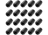 20X Dadi Ruota Dadi Ruota M12X1,5 35 Mm Cono Chiuso Nero