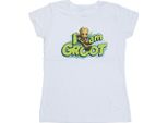 Marvel - Maglietta "Guardiani Della Galassia Io Sono Groot"" Per Donne BI22291 (M) (Bianco)"