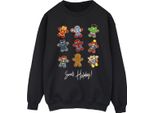 Marvel - Felpa "Gingerbread Avengers"" Da Uomo BI35619 (S) (Nero)"