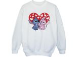 Disney - Felpa Per Ragazze BI22479 (152-158) (Bianco)