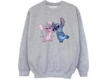 Disney - Felpa Per Ragazze BI22480 (128) (Grigio)