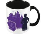 Mercoledì - Tazza Da Caffè "Teenage Purgatory"" BS3837 (Taglia Unica) (Bianco/Nero/Viola)"