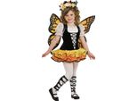 Bristol Novelty - Costume "Monarch"" - Ragazze BN5866 (104) (Giallo/Nero/Bianco)"