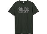 Amplified - Maglietta "Back In Black"" Per Uomo/Donna Unisex GD1287 (Xxl) (Charcoal)"