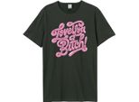 Amplified - Maglietta "Love You Bitch"" Per Uomo/Donna Unisex GD1326 (S) (Charcoal)"