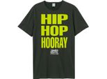 Amplified - Maglietta "Hip Hop Hooray"" Da Uomo GD1238 (Xs) (Charcoal)"