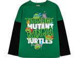 Teenage Mutant Ninja Turtles - Maglietta A Maniche Lunghe Da Bambino NS7634 (140) (Verde)