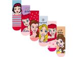 Disney Princess - Calzini Per Bambine (Confezione Da 6) NS7630 (27 Eu - 31 Eu) (Colorati)
