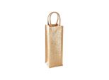 Westford Mill - Borsa Per Bottiglie, Shimmer, Juta PC5752 (Taglia Unica) (Oro Naturale)