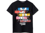 Sonic The Hedgehog - Maglietta Per Ragazzi NS7393 (116) (Nero)