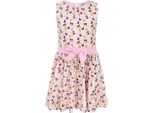 Tsum Tsum - Vestito Con Gonna Svasata Per Bambina - Estate NS7640 (98) (Rosa)