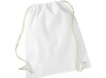 Westford Mill - Borsa Da Ginnastica, Cotone PC5783 (Taglia Unica) (Bianco)