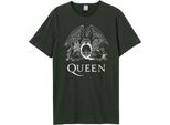Amplified - Maglietta "Line Art Crest"" Per Uomo/Donna Unisex GD1502 (S) (Charcoal)"