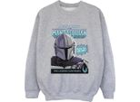 Star Wars The Mandalorian - Felpa Per Ragazzi BI36430 (116) (Grigio)