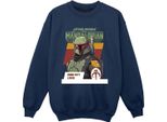 Star Wars - Felpa "The Mandalorian Lives"" Per Ragazzi BI36457 (104) (Blu Navy)"