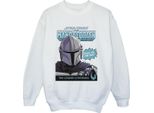 Star Wars The Mandalorian - Felpa Per Ragazzi BI36430 (152-158) (Bianco)