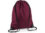 Bagbase - Borsa Da Ginnastica "Premium"" PC5771 (Taglia Unica) (Rosso Borgogna)"