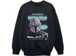 Star Wars The Mandalorian - Felpa Per Ragazzi BI36430 (116) (Nero)