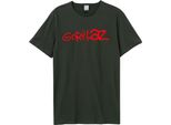 Amplified - Maglietta Logo Per Uomo/Donna Unisex GD1422 (S) (Nero)